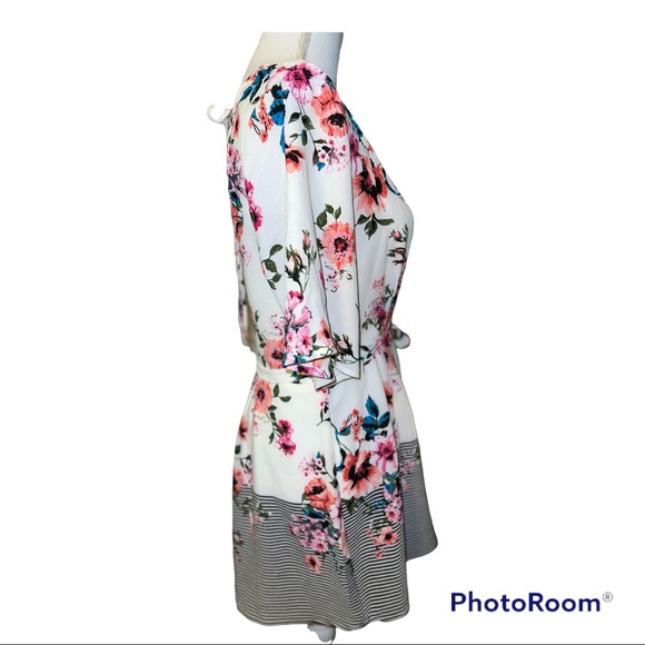 Ash & Violet floral and striped romper - Picture 2 of 7